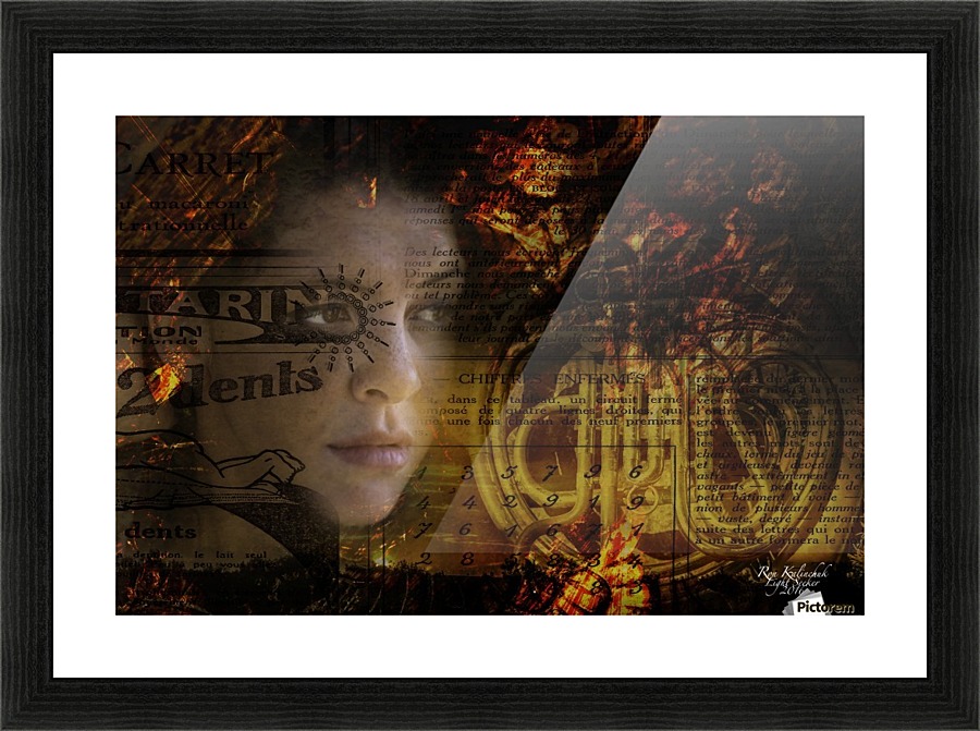 Sydney Red Picture Frame print