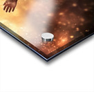 Jesus Christ evoking spirituality and awe under celestial lights Acrylic print