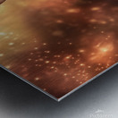 Jesus Christ evoking spirituality and awe under celestial lights Metal print