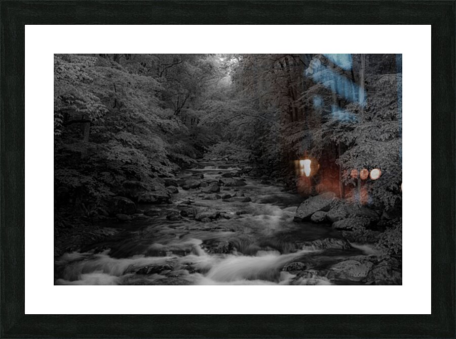 Big Creek NCTenn Border  Picture Frame print
