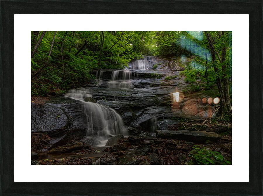 Barrett Branch Falls Picture Frame print
