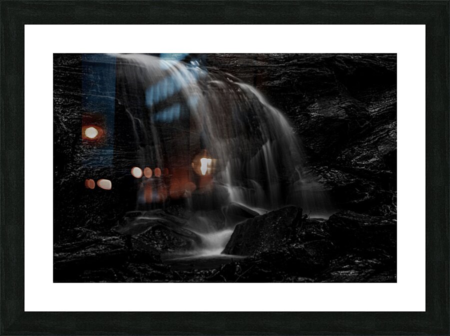 Barrett Branch Falls Picture Frame print