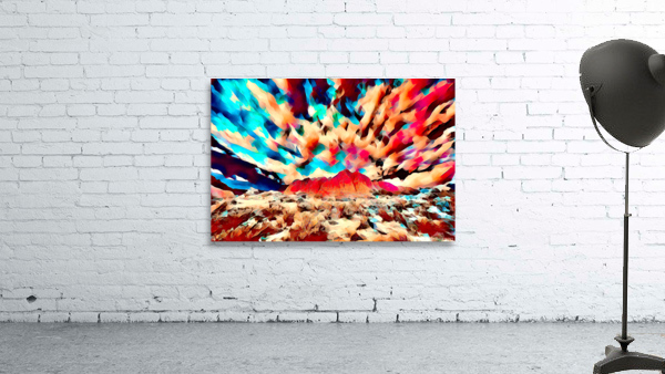 Fire Mountain - Abiquiu Wall Preview