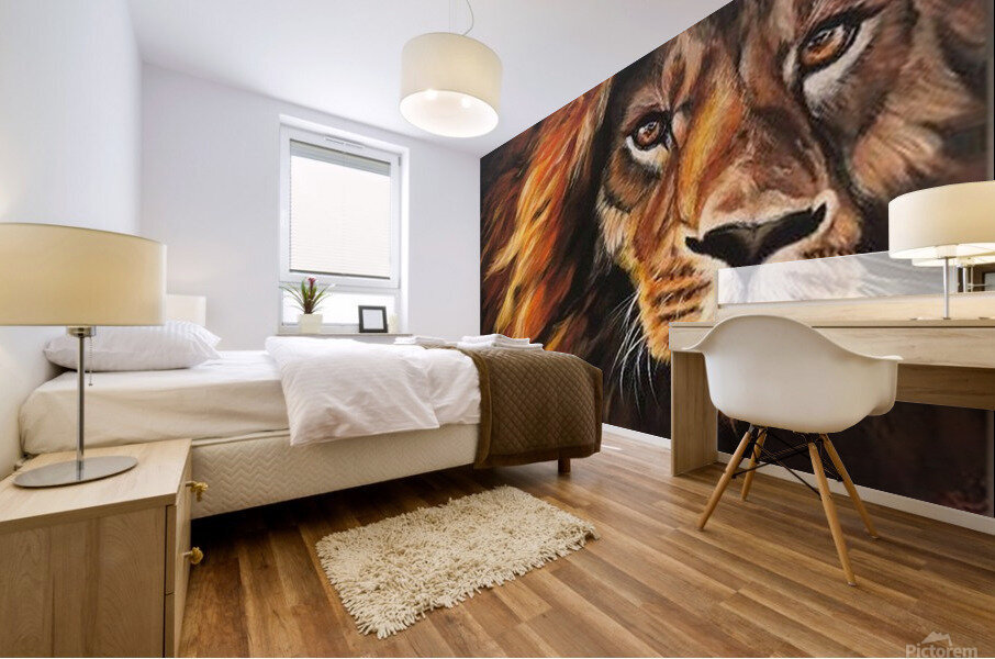 Random gasp Mural print