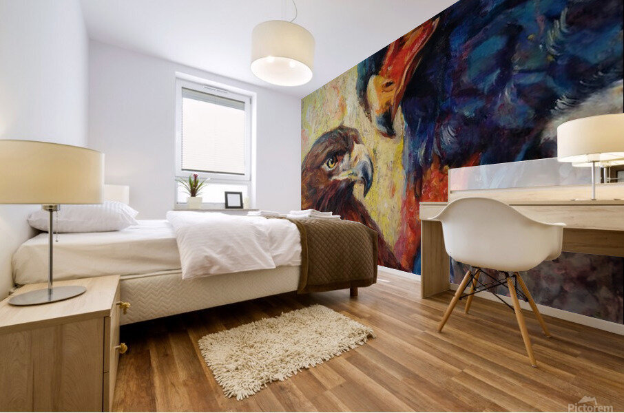two off folds Mural print