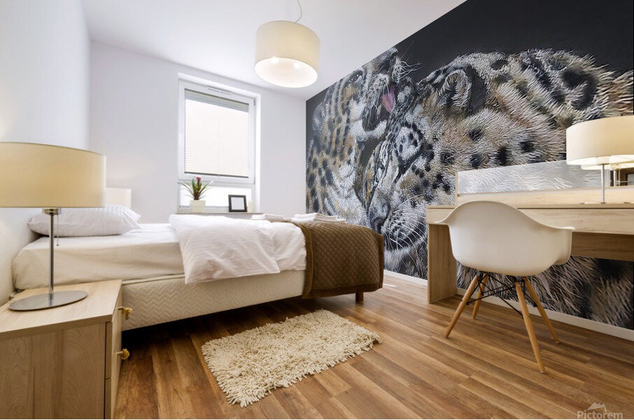 head strokes Mural print