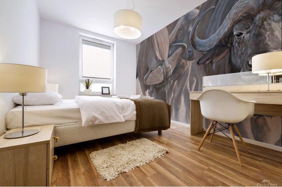 dusty tumble Mural print