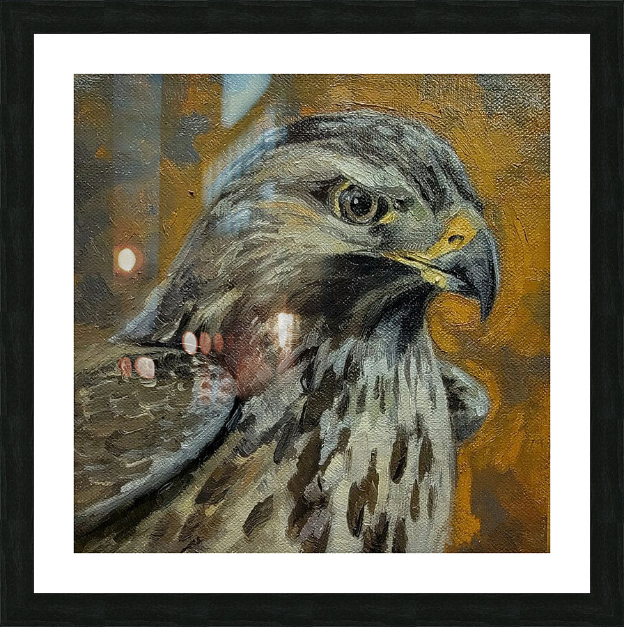 over blurry stare Picture Frame print
