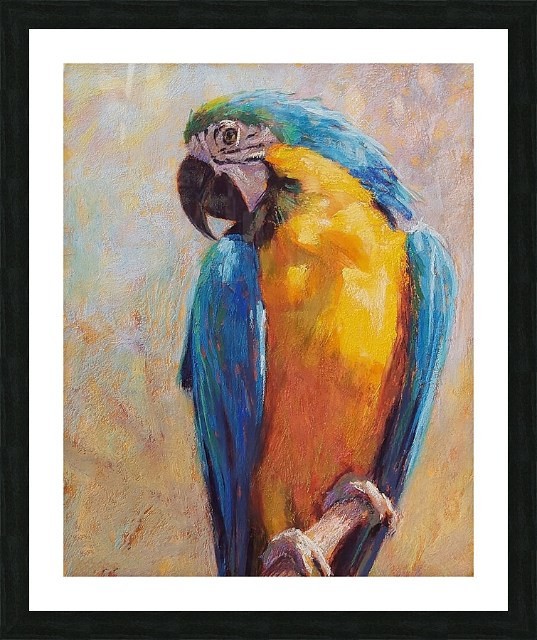grip on twig Picture Frame print