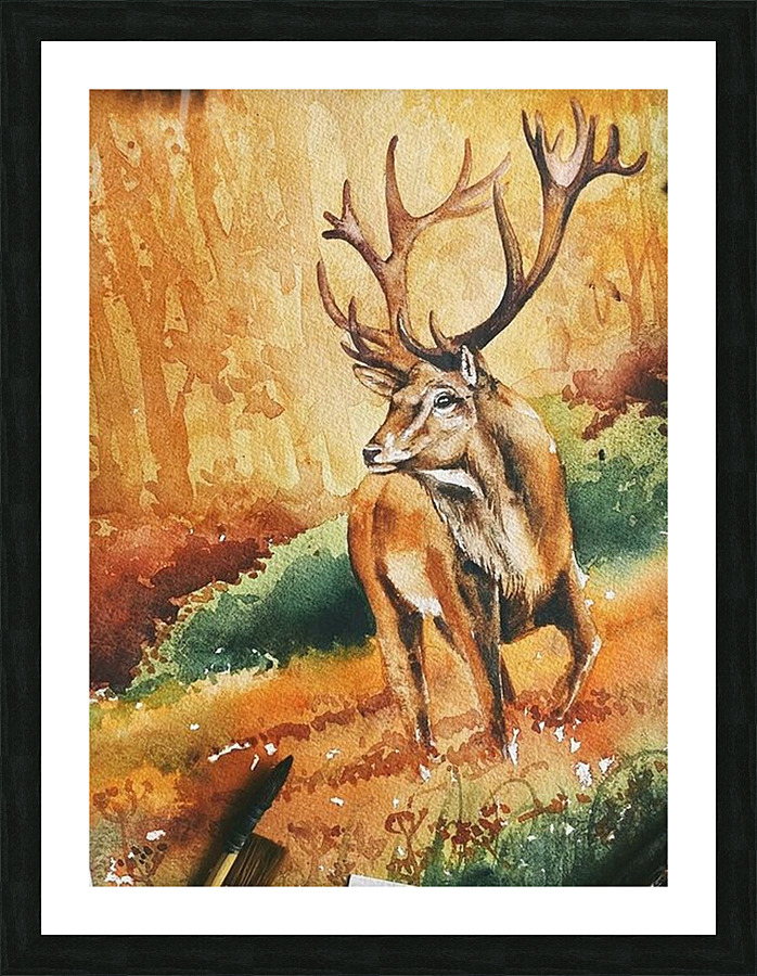 pick with slicks Picture Frame print