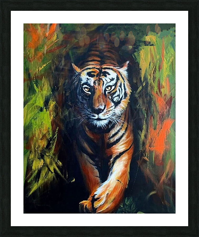 Off the hidden paws Picture Frame print