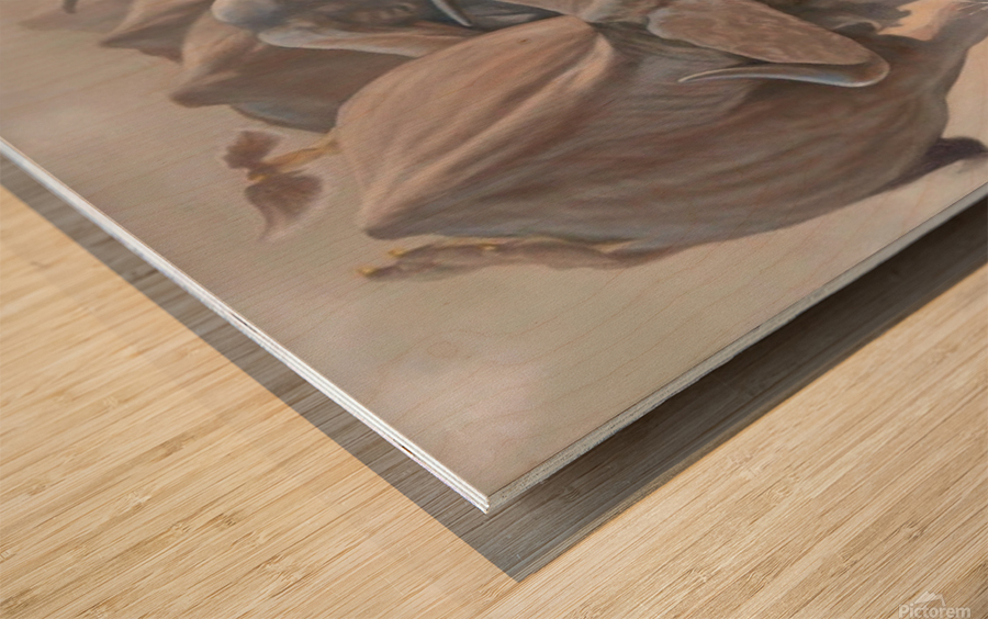 dusty tumble Wood print