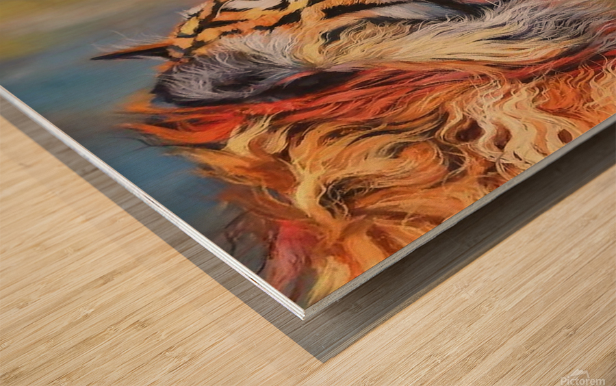 Spasm roars Wood print