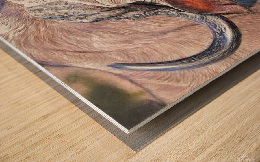 feasibity views Wood print