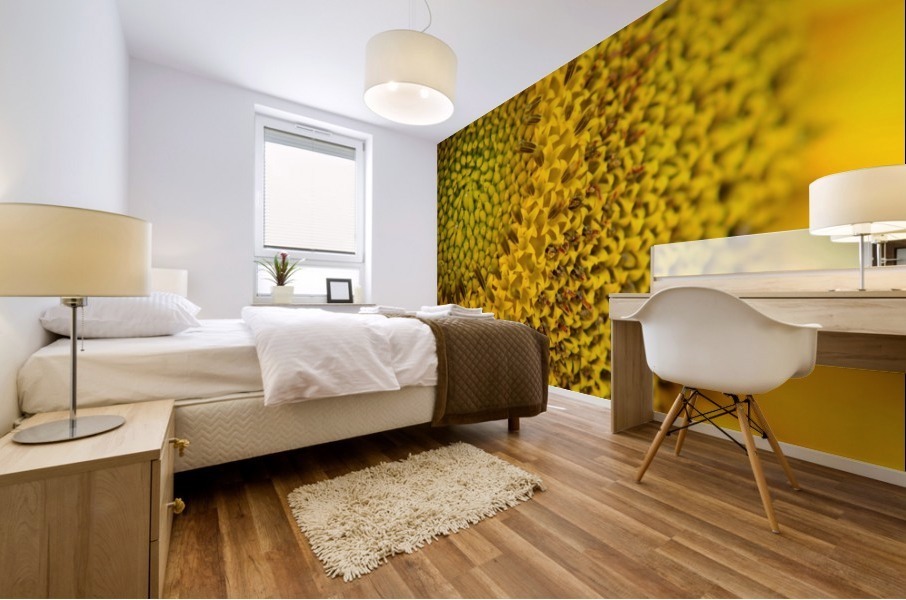 Sunflower Skyscraper Variety Mural print