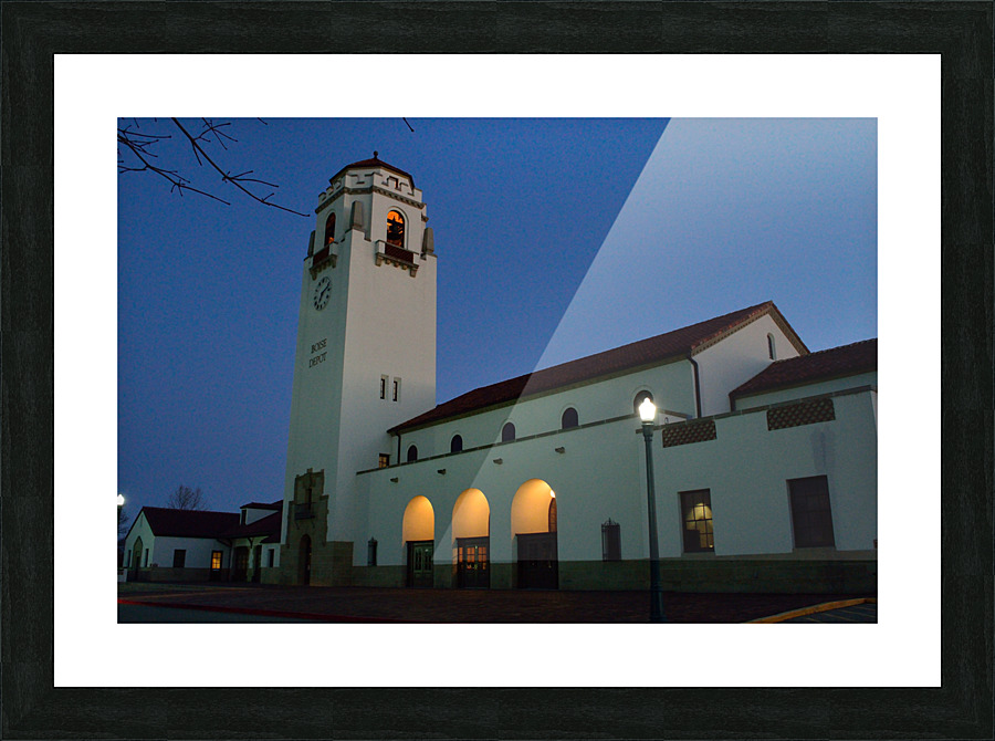 Boise Depot at Sunset Picture Frame print