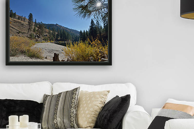 Sandy Banks Beach Payette River Idaho Reproduction