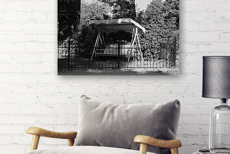 Covered swing by Michelle K Wood