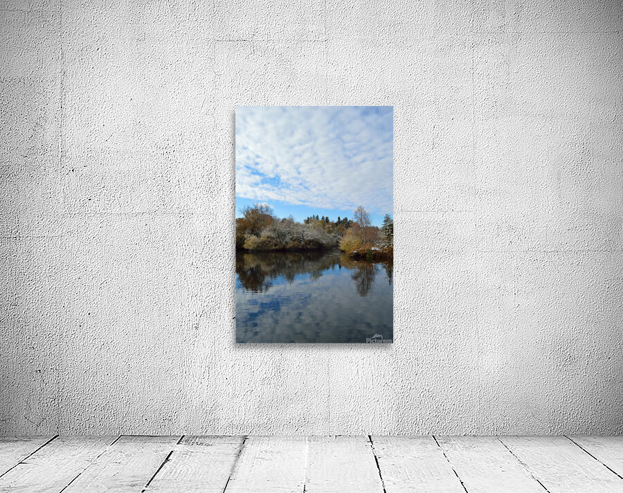 New Snow and Cloud Reflections Wall Preview