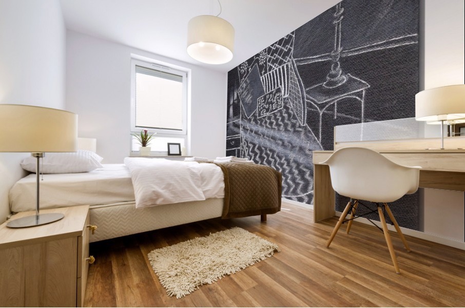 Sunbeams Mural print