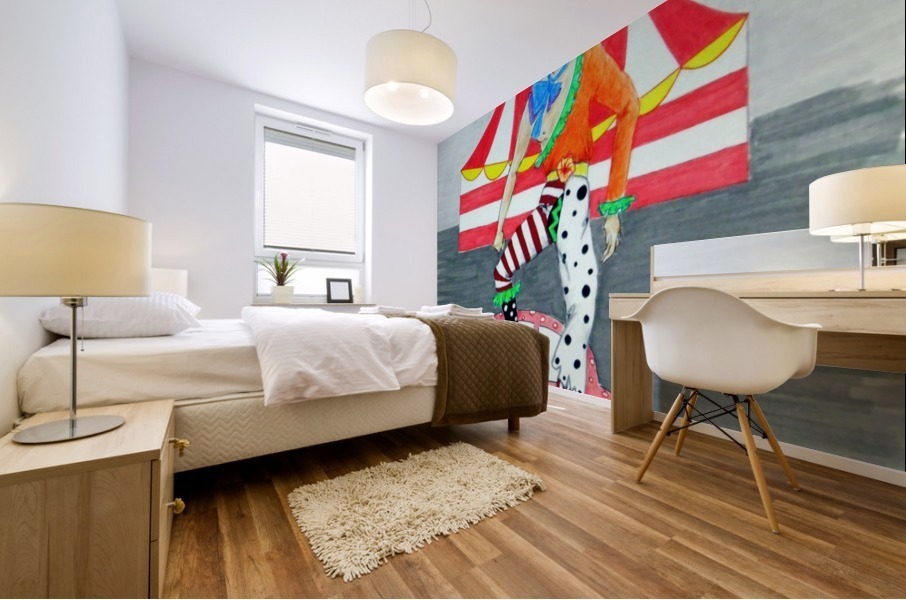 Clown School Dropout Mural print