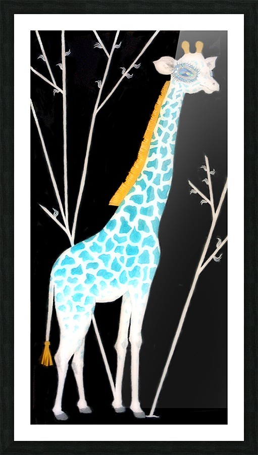 Gentle Giraffe Picture Frame print
