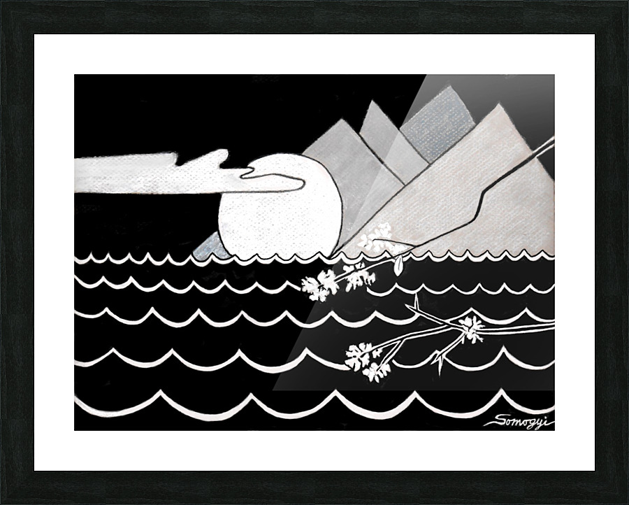 Moon Over Miami Picture Frame print