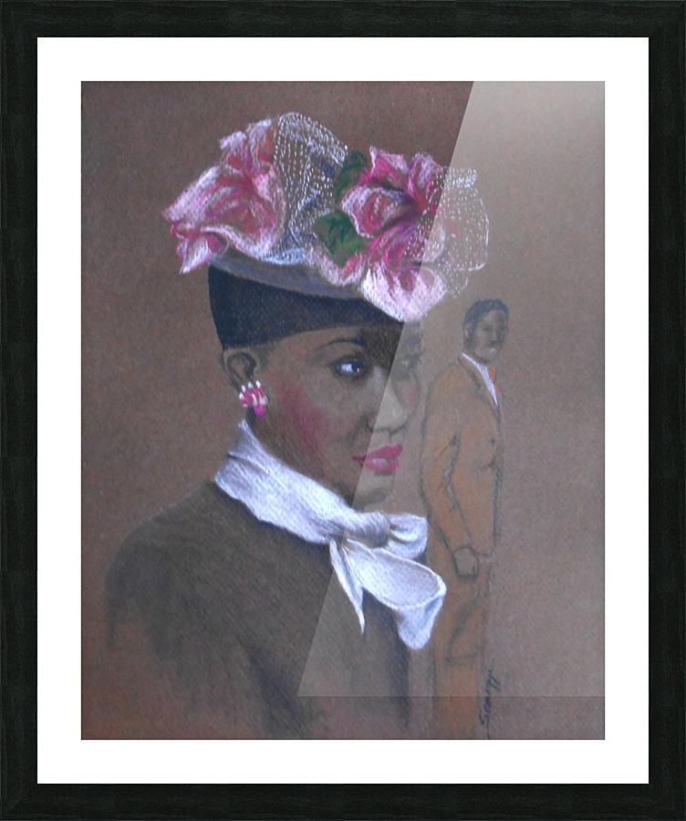 Admirer 1947 Easter Bonnet  Picture Frame print