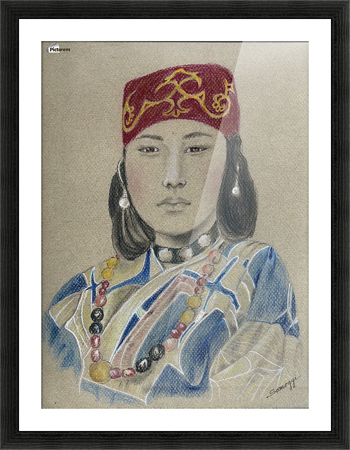 Ainu Woman Picture Frame print