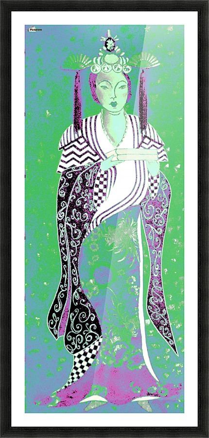 RÚ--in Green Picture Frame print