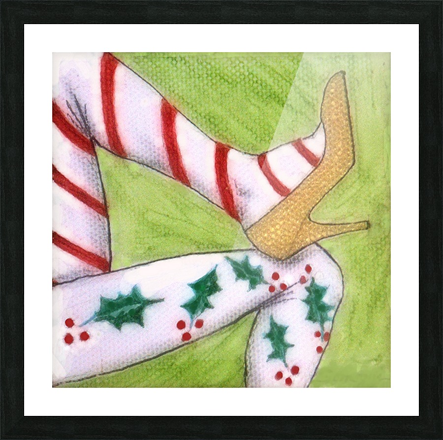Christmas Legs Picture Frame print