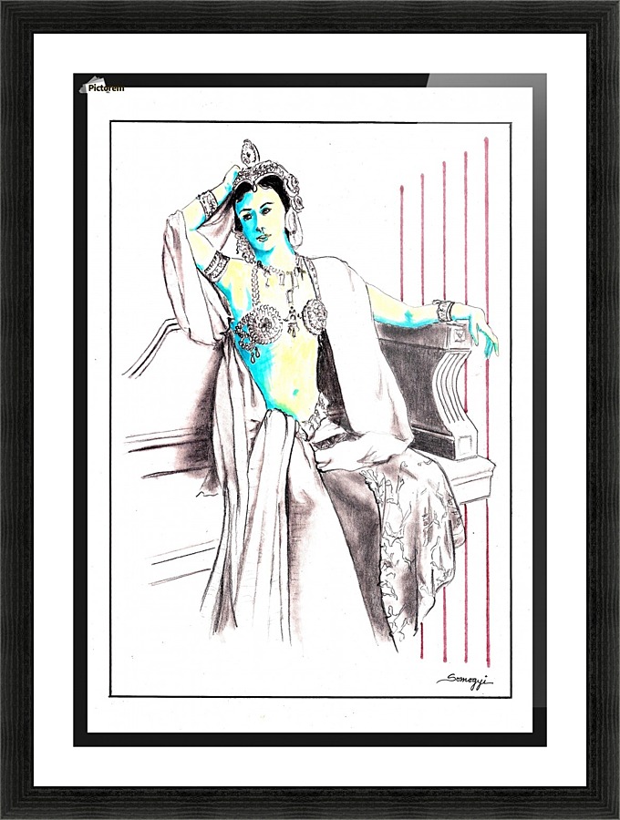 Deadly Diva:  Mata Hari Picture Frame print