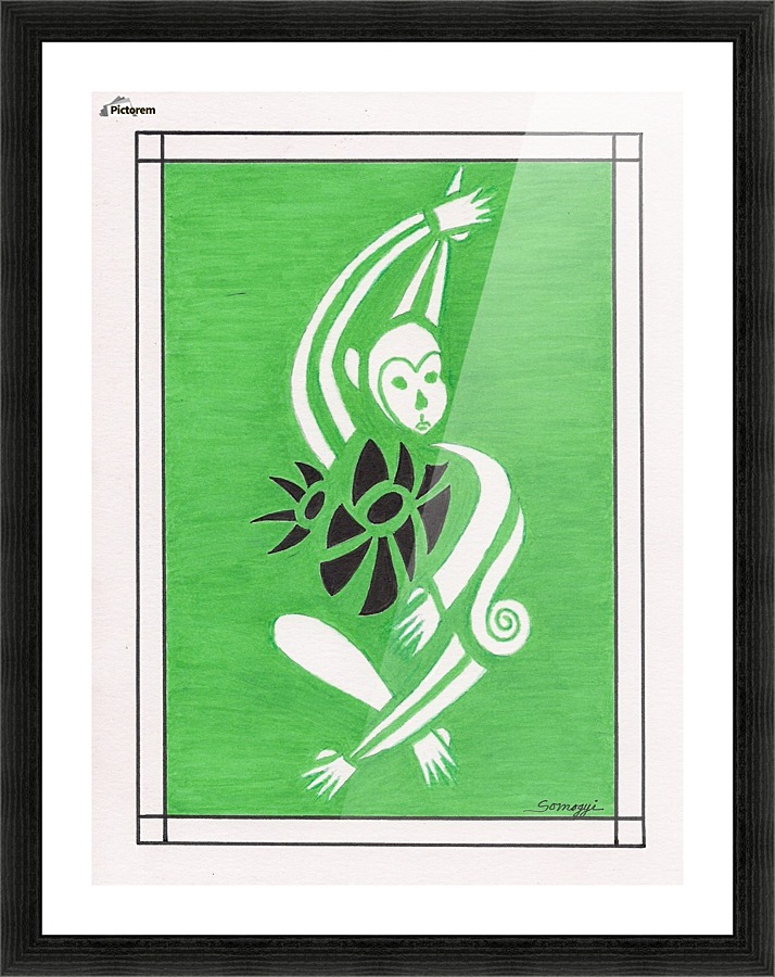 Monkeying Around Picture Frame print