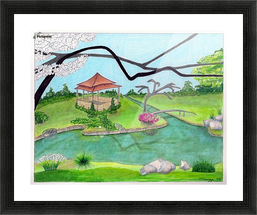 Nitobe Memorial Garden Picture Frame print