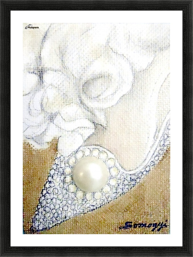 Pearl Shoe Picture Frame print