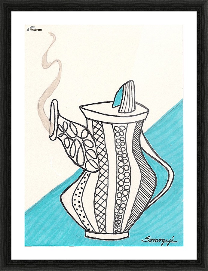 Tempestuous Teapot Picture Frame print