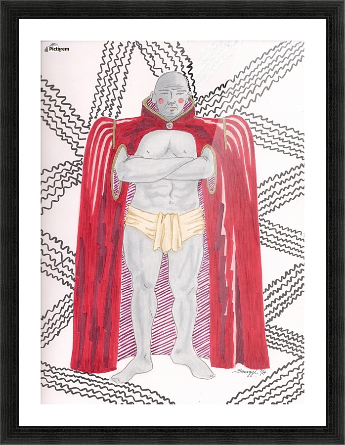 Wrestle Maniac Picture Frame print