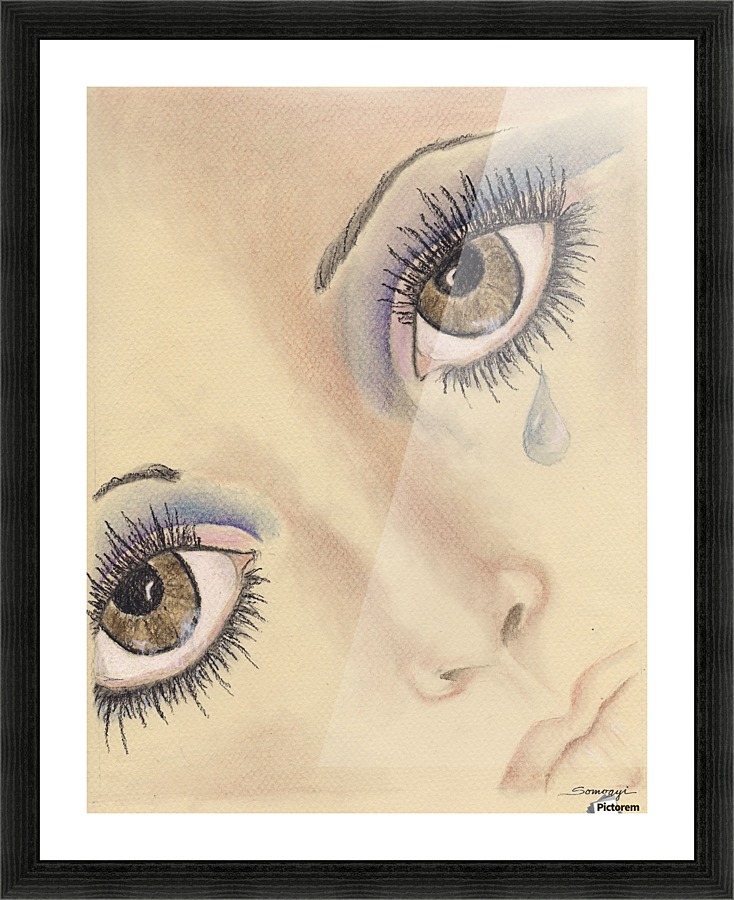 Tree Tears Picture Frame print