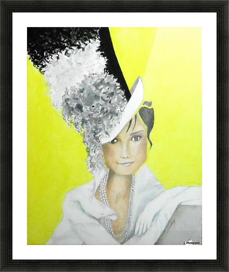 My Fair Audrey Picture Frame print