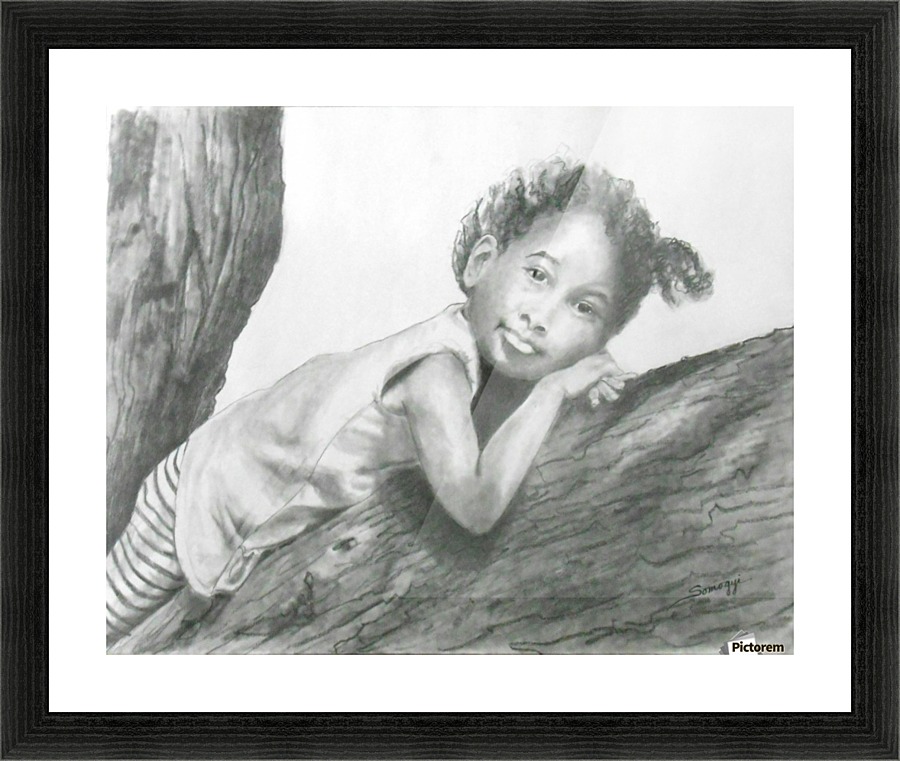 Kirikou Dreaming Picture Frame print