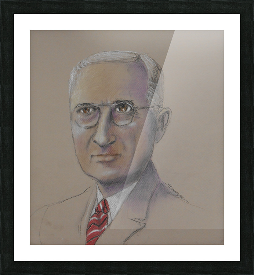 Harry S. Truman Picture Frame print