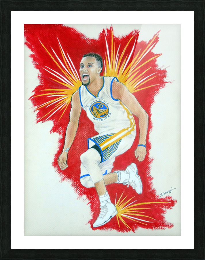Steph Curry Picture Frame print