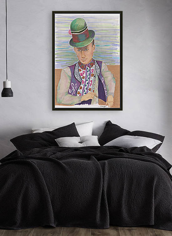 Hungarian Dandy with Cigar 1930 by Jayne Somogy
