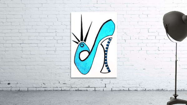 Turquoise Stiletto Wall Preview