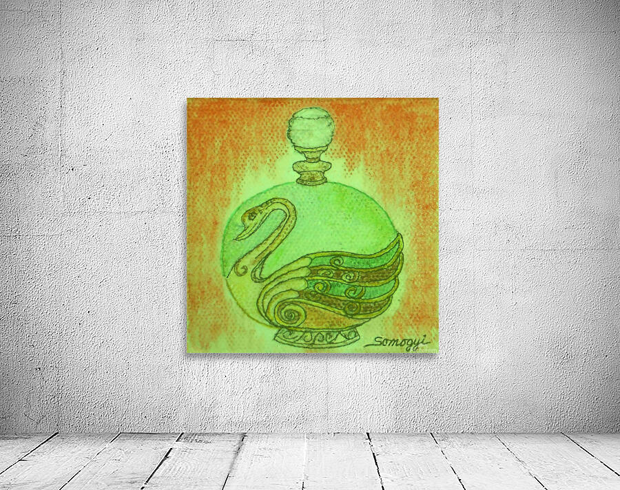 Bottled Green Swan Wall Preview