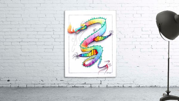 Technicolor Dragon Wall Preview