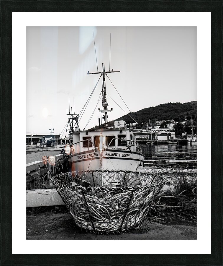 Trawler Picture Frame print