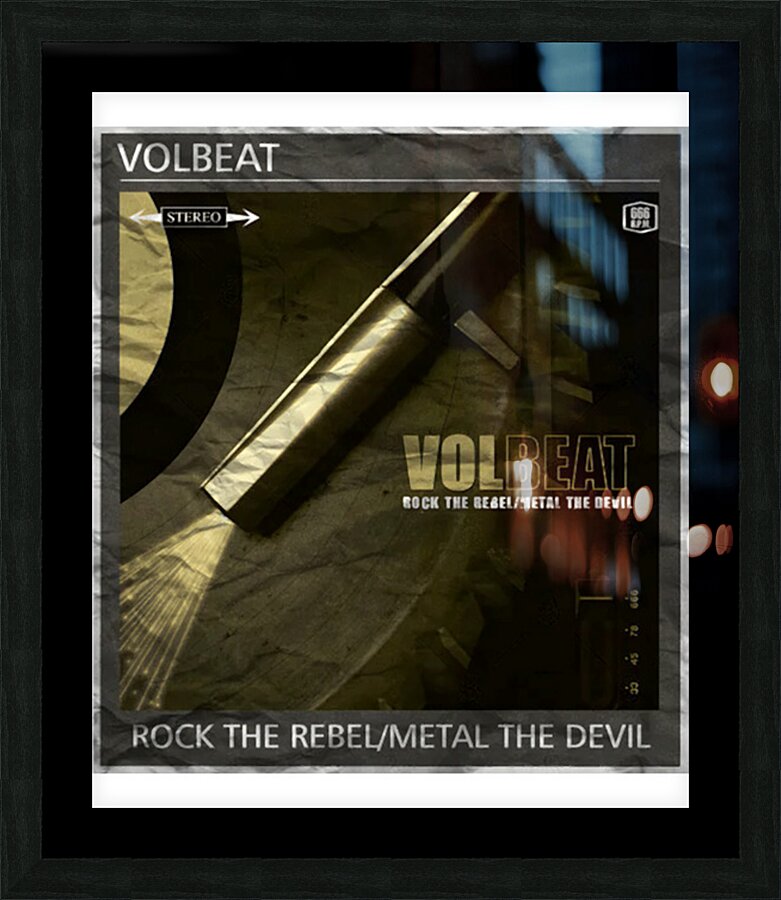 Volbeat 3 Picture Frame print