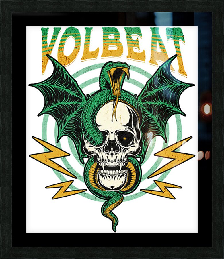 Volbeat 4 Picture Frame print