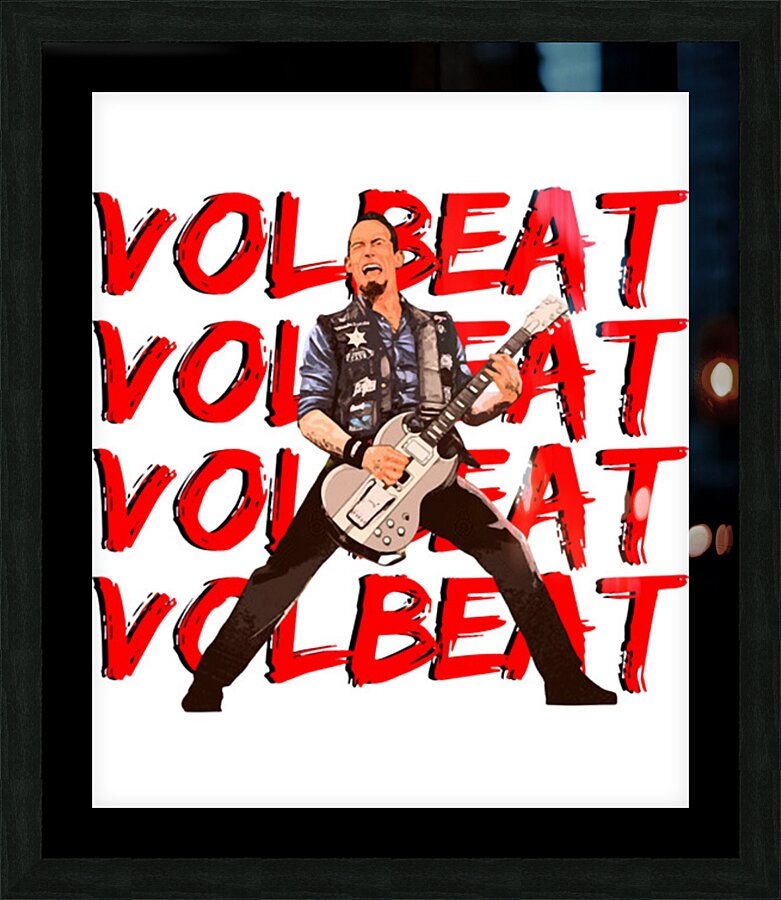 Volbeat 6 Picture Frame print
